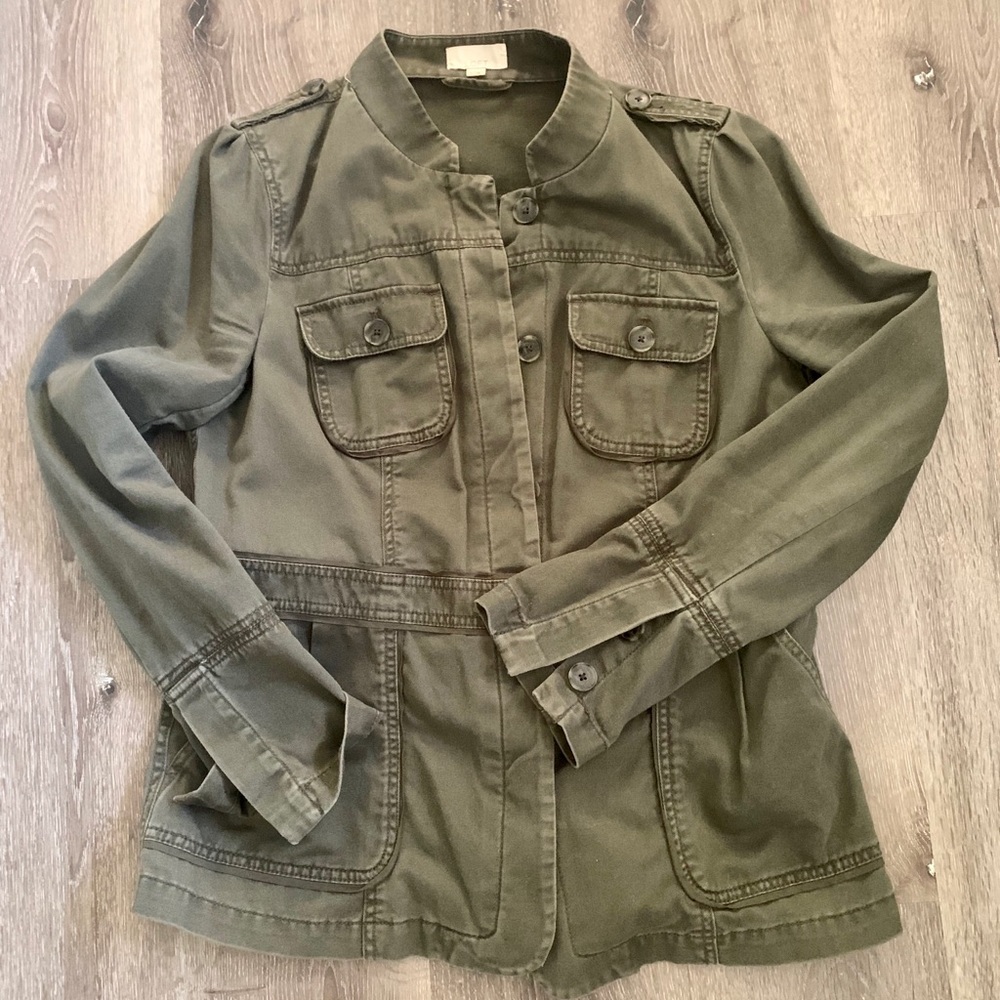 Loft Military-Style Utility Blazer